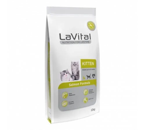 LaVital kitten dry salmon