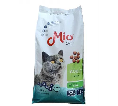 Mio adult cat dry with lamb