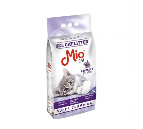 Mio cat litter (С ароматом лаванды)