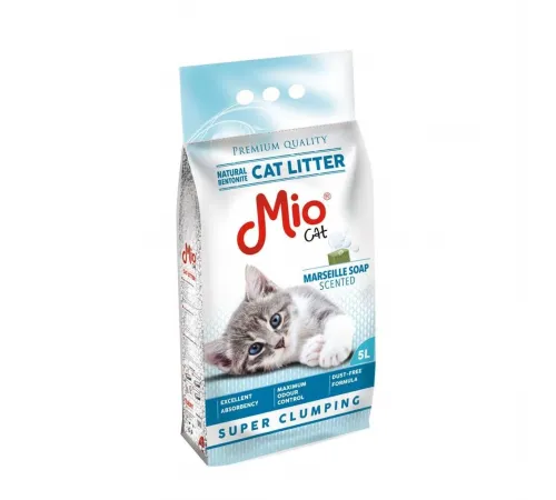 Mio cat litter (С ароматом марсельского мыла)