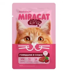 Miracat adult cat beef 75 g (Mal əti)
