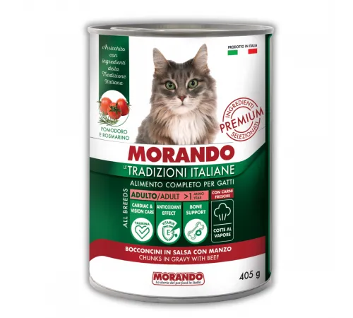 Morando Tradizioni adult cat can beef 405 g
