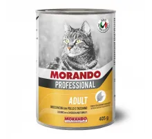 Morando adult cat can chicken turkey 405 g (hind quşu və toyuq əti)