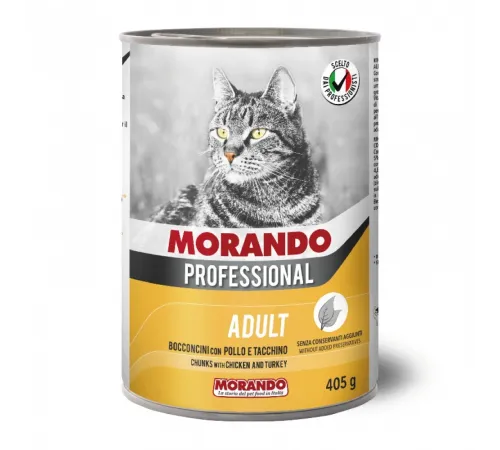 Morando adult cat chicken turkey 405 g