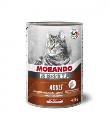 Morando adult cat can game rabbit 405 g (quş və dovşan əti)