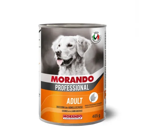 Morando adult dog can lamb rice 405 g 