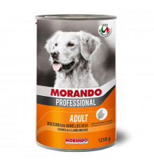 Morando adult dog can lamb rice 1250 g (quzu əti)