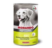 Morando adult dog can veal peas 1250 g (dana əti)
