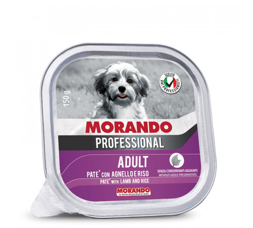 Morando adult dog lamb rice in loaf 150 g