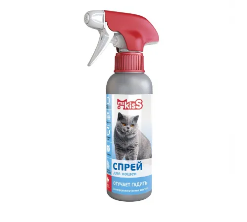 Ms. Kiss spray for cats, weaning off crap 200 ml (Спрей отучающий кошек гадить)