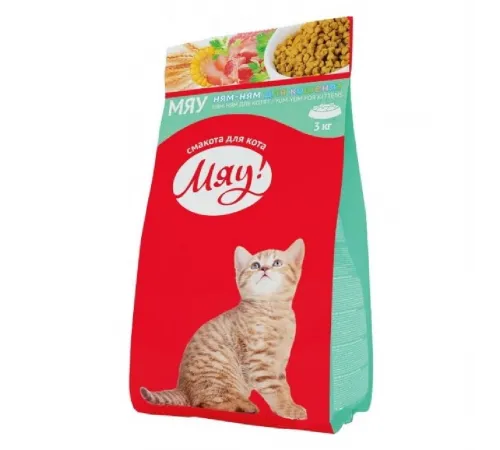 Myau kitten dry assorti (Мясное ассорти)