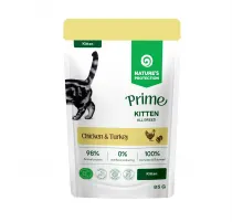Natures Protection Prime kitten with chicken and turkey 85 g (С курицей и индейкой для котят)