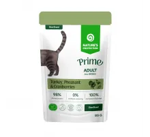 Natures Protection Prime sterilised adult cats turkey, pheasant and cranberries 85 g (Индейка, фазан и клюква)