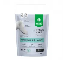 Natures Protection Superior Care adult dog white coat all breed with white fish and krill fillets in gravy 85 g (Белая рыба и криль для взрослых собак)