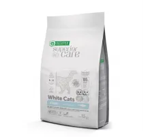 Natures Protection adult white cat dry herring