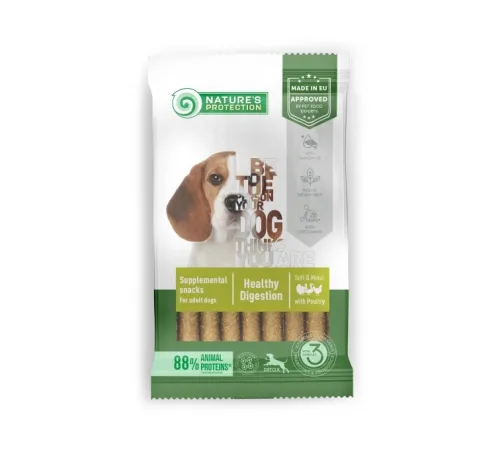 Nature's Protection snack adult dog all breed healthy digestion poultry 110 g