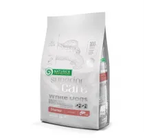Natures Protection starter all breed white dog dry salmon and krill (лосось и креветка)