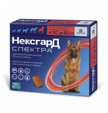 Nexgard Spectra dog 30-60 kg (bit, birə, gənələrə və qurdlara qarşı)