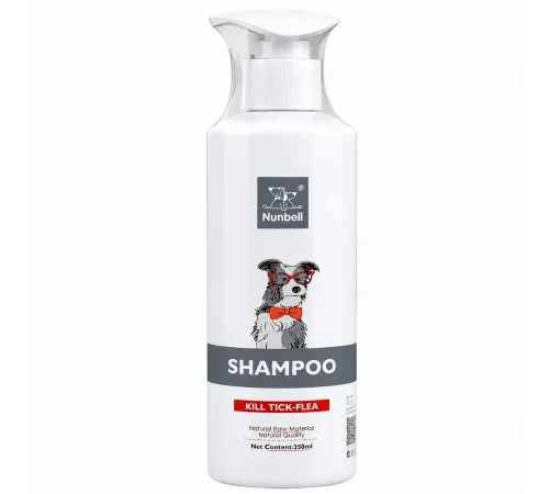 Nunbell tick-flea shampoo for dog 350 ml (Шампунь от блох и клещей для собак)
