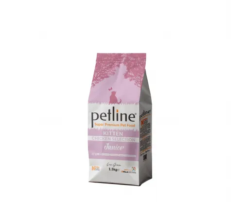 Petline junior kitten with dry chicken