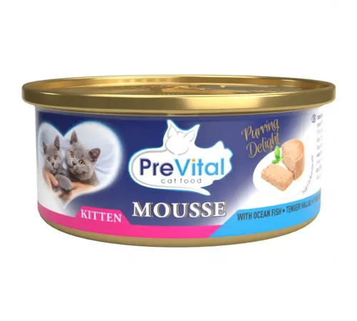 Prevital kitten can mousse with ocean fish 85 q