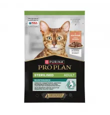 Purina Pro Plan adult cat sterilised salmon in gravy 85 g