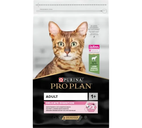 Purina Pro Plan adult cat delicate dry lamb (Ягненок)