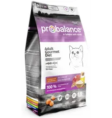 Probalance adult cat gourmet dry beef and lamb (Говядина и ягненок)