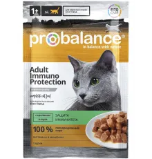 Probalance adult cat immuno with rabbit in gravy 85 g (Кролик в соусе)