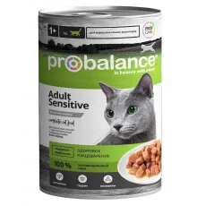 Probalance adult cat sensitive can with chicken 415 g (Курица)