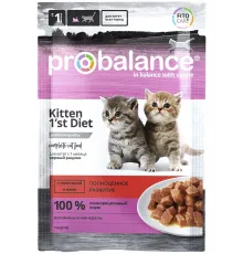 Probalance kitten with veal in jelly 85 g (Ягненок в желе)