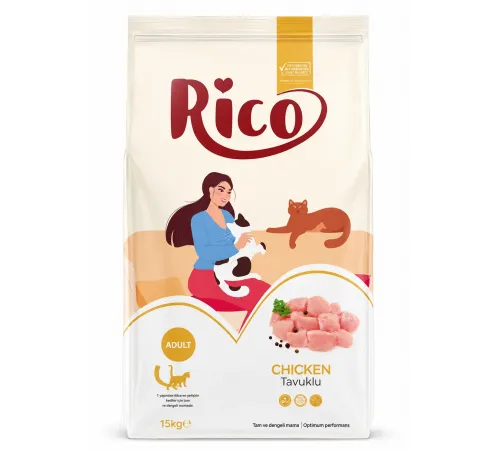 Rico adult cat dry chicken (Для кошек с курицей)
