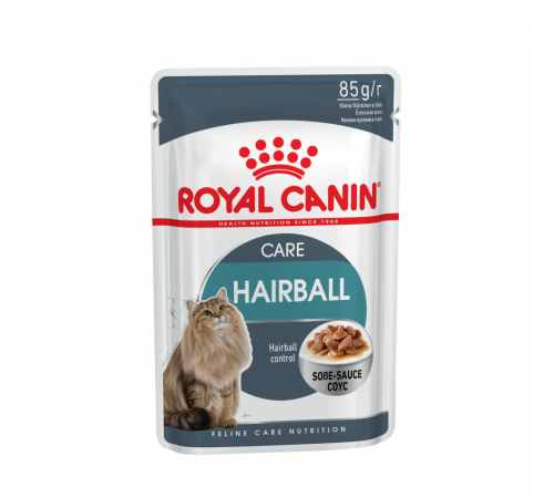 Royal Canin cat hairball care wet in gravy 85 g (профилактика шерстяных комков)