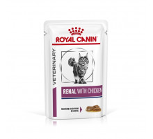 Royal Canin vet renal cat wet chicken in gravy 85 g (ветеринарный корм при заболеваниях почек)