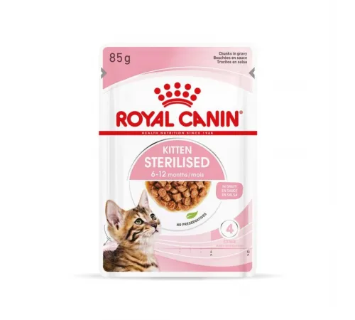 Royal Canin sterilised kitten wet 85 g (bala pişiklər üçün)