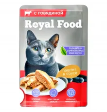 Royal Food adult cat beef loaf 75 g (Mal ətindən paştet)