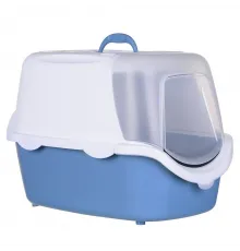 Stefanplast Cathy Easy qapalı pişik tualeti, 56x40x40 sm (Göy)