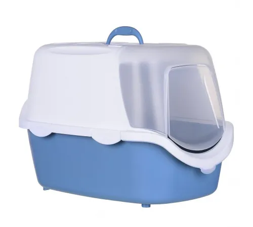 Stefanplast Cathy Easy qapalı pişik tualeti, 56x40x40 sm (Göy)