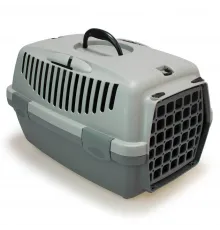 Stefanplast Gulliver 1 pişiklər və itlər üçün daşıyıcı, 48х32х31 sm (Foggy green)