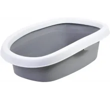 Stefanplast Sprint 20 открытый кошачий туалет с рамкой, 39х58х17 см (Серый)