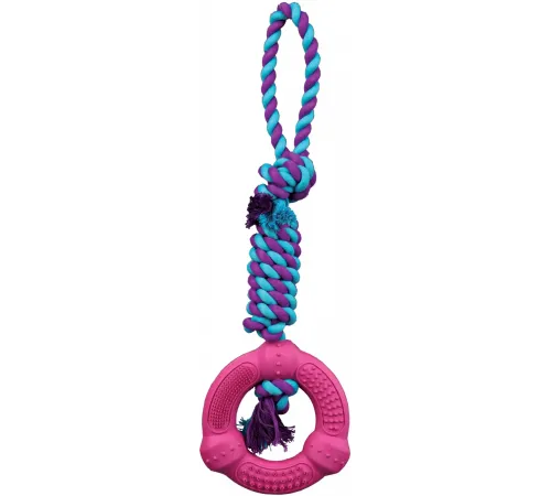 Trixie itlər üçün ip üzərində halqa oyuncağı