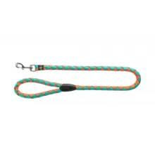 Trixie Cavo Leash плетеный поводок для собак S-M (зеленый-оранжевый)