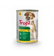 Tropi adult dog can with poultry in gravy 415 g (Quş əti sousda)