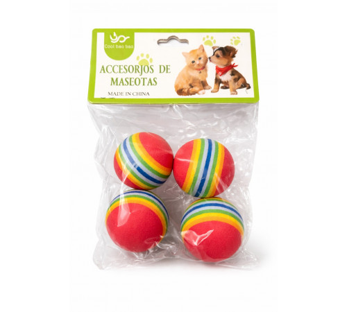 Set of colorful balls for cats and dogs (1103)