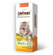 Unitabs Malt+Vit Paste для кошек 120 мл