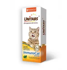 Unitabs ImmunoCat паста с витаминами для кошек 120 мл