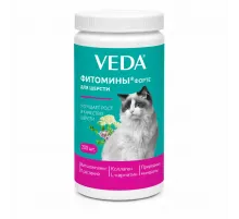 Veda FITOMINS FORTE for cats with phytocomplex for coat care (200 таб. для кошек с фитокомплексом для шерсти)