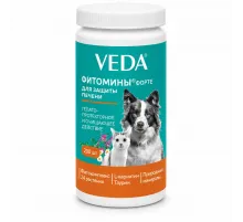 Veda FITOMINS FORTE phytocomplex for liver protection for dogs and cats (200 таб. фитокомплекс для защиты печени собак и кошек) 