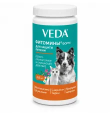 Veda FITOMINS FORTE phytocomplex for liver protection for dogs and cats (200 tab. İt və pişiklər üçün qaraciyərin qorunmasına dəstək olan fitokompleks)