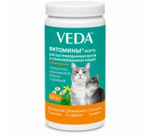 Veda FITOMINS FORTE phytocomplex for sterilised cats (200 tab. qısırlaşmış pişiklər üçün fitokompleks)